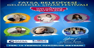 Çınar Festivali Dolu Dolu Geçecek