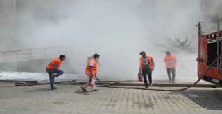 Hastanedeki Yangın Tatbikatı Gerçeği Aratmadı