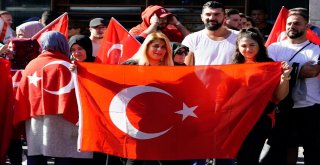 Almanyada Cumhurbaşkanı Erdoğana Sıcak Karşılama