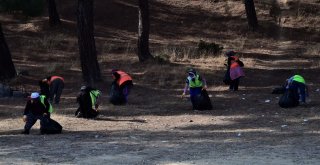 Uşak Belediyesinin Doğa Temizliği Devam Ediyor