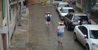 Sıcak Havanın Ardından Yağan Yağmur Serinletti