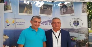 Kardeş Şehir Sınaıda Kuşadası Standına Büyük İlgi