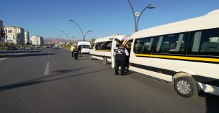 Malatyada Servis Araçlarına Sıkı Takip