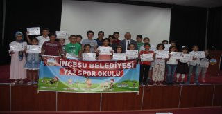 İncesu Yaz Spor Okulları Sertifikaları Dağıtıldı