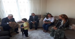 Başkan Yükselden Tren Kazasında Ölen Ersen Gülün Ailesine Taziye Ziyareti