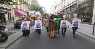 Pariste Kürk Karşıtı Protesto