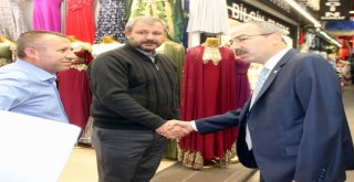 Kto Başkanı Gülsoy, Enflasyonla Mücadeleye Destek Veren Esnafları Ziyaret Etti