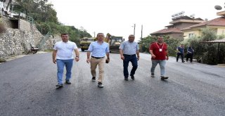 Alanya Belediyesi,küçük Ve Büyükhasbahçe Mahallelerinin Asfalt Çalışmalarını Tamamladı