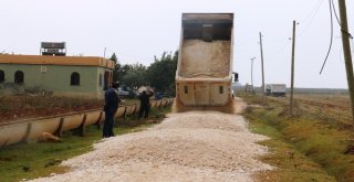 Akçakalede Yol Yapım Çalışmaları Devam Ediyor