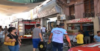 Ayvalıkta Korkutan Yangın