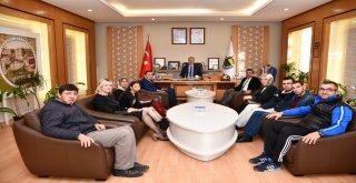 Engelli Öğrencilerden Tabana Teşekkür Ziyareti