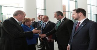 Cumhurbaşkanı Erdoğan, Merkel İle Görüştü