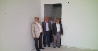 Başkan Bulut, Okul İnşaatını Denetledi