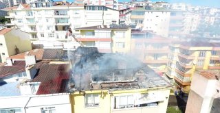 Sinopta Çatı Katında Yangın