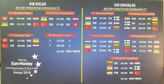 U18 Kız-Erkek Açık Alan Hokey Avrupa Şampiyonası Konyada Başlıyor