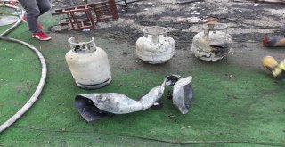 Tatilciler Alev Alev Yanan Kafeyi Endişeli Gözlerle İzledi