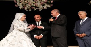 Cumhurbaşkanı Erdoğan, Ak Parti Ankara Milletvekili Ali İhsan Arslanın Nikah Şahidi Oldu