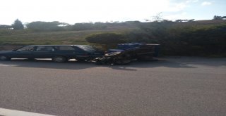 Gedizde Trafik Kazası: 1 Yaralı