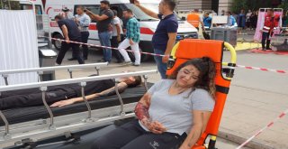 Aydın Kadın Doğum Hastanesinde Gerçeğini Aratmayan Tatbikat