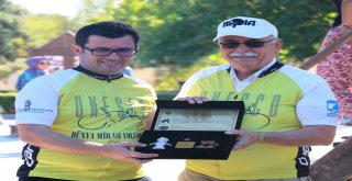 Troiadan Bergamaya 3. Unesco Dünya Mirası Yolunda Bisiklet Turunun Startı Verildi