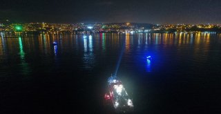 (Özel) İstanbul Boğazında Film Sahnelerini Aratmayan Balık Denetimi