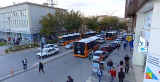 Kırşehirde 28 Otobüs Ulaşım Master Planıyla Hizmet Veriyor