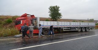 Tekirdağda Tır Kazası