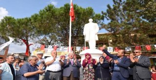 Küçükyoncalıda Atatürk Anıtı Ve Kültür Evi Açılışı Gerçekleştirildi