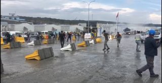 Üçüncü Havalimanı Akpınar Yerleşkesinde Eylem Yapan İşçilere Müdahale