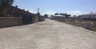 Çaldıranda Parke Taşı Yol Çalışması