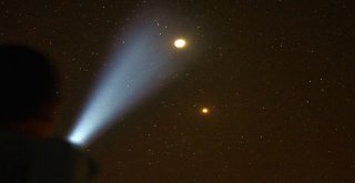 Kanlı Ay Tutulması Gümüşhanede Merakla İzlendi