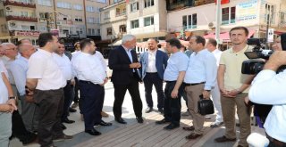 Başkan Yılmaz, Selzede Esnafın Sorunlarını Dinledi