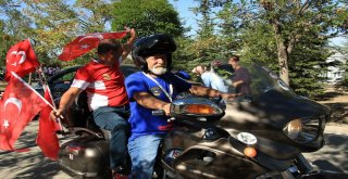 Ankarada Harleyli Gazi Sürüşü