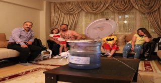 Sıcaktan Bunaldı, Damacanadan Klima Yaptı