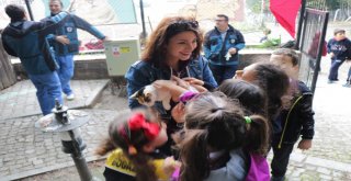 Samsundaki Kedi Kasabasında Çocuklara Hayvan Sevgisi Aşılandı