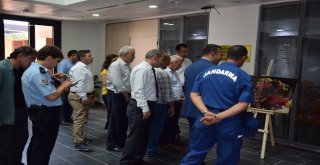 Lapsekide 15 Temmuz Gecesi Türkiye Konulu Resim Sergisi Açıldı