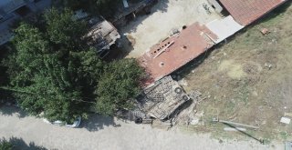 Şarbonlu Hayvanın Alındığı İddia Edilen Adres Havadan Görüntülendi