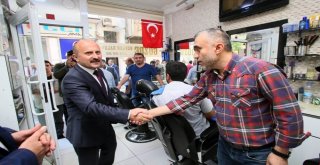 Vali İle Başkandan Halka Ahi Pilavı