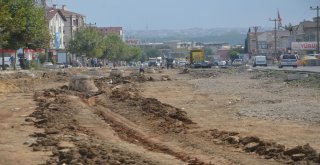 Edirne Caddesinde Çalışmalar Sona Yaklaşıyor