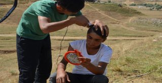 Yaylada Güneş Enerjisiyle Tıraş