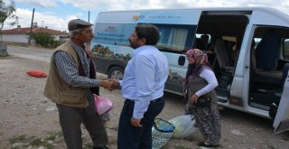 Başkan Kalın Servis Minibüsü Direksiyonunda