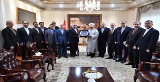 Diyanet İşleri Başkanı Erbaş, İran Ankara Büyükelçisini Kabul Etti
