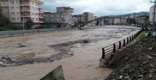 Ünyede Tabakhane Deresi De Taştı