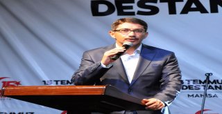 Manisalılar 15 Temmuzda Yine Meydanı Doldurdu