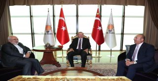 Cumhurbaşkanı Erdoğan, İran Dışişleri Bakanı Zarifi Kabul Etti