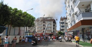 Antalyada Otelde Yangın Paniği