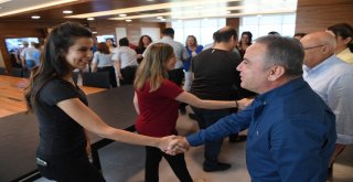 Başkan Böcek, Personeliyle Bayramlaştı