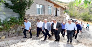 Başkan Polat, Alhanuşağı Mahalle Yolunu İnceledi