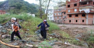 Trabzonun Araklı İlçesinde Yaşanan Selin Boyutu Gün Aydınlanınca Ortaya Çıktı
