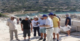 Rektör Şahin Knidosta Çalışmaları İnceledi